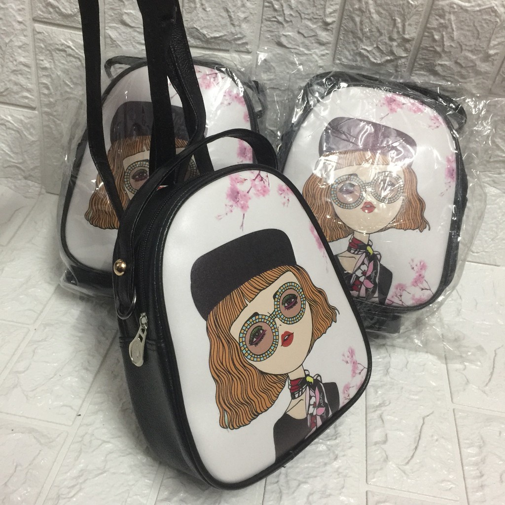 Balo In Hình 3D Thời Trang Mới