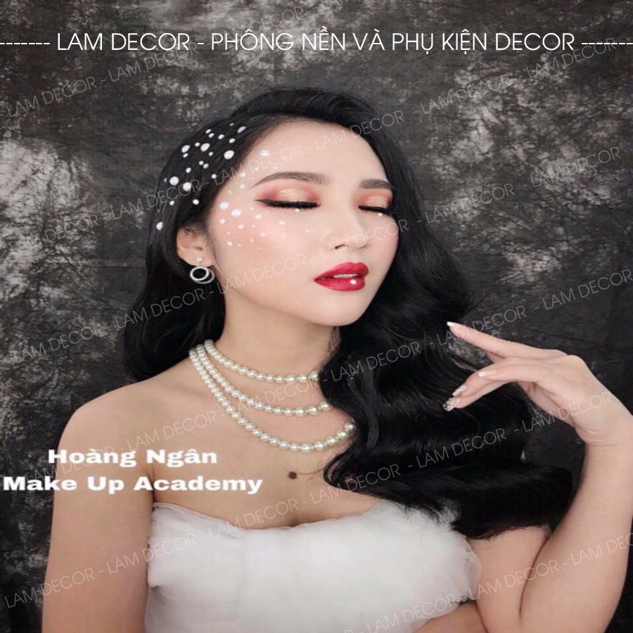 Phông nền vải loang chụp mẫu make up, ảnh sản phẩm