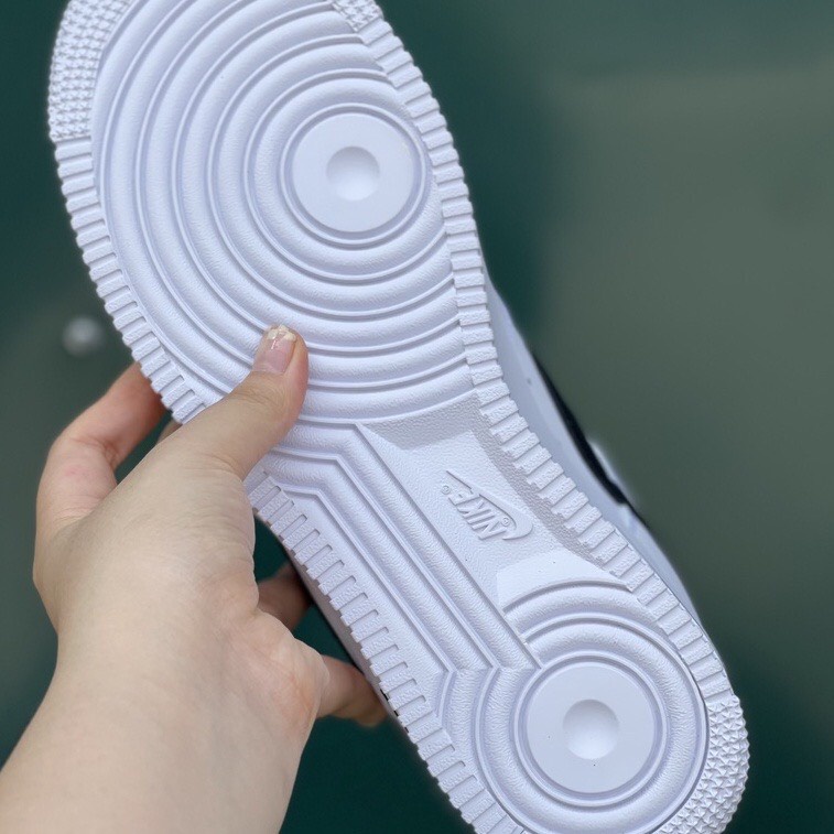 Giày_Nike Trắng vệt đen Air Force 1, giày thể thao nike_Af1 white black nam nữ Hàng Đẹp Full Box Bill 2022