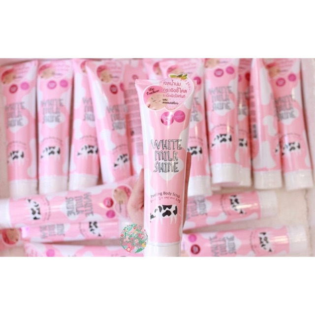 🌸TẨY TẾ BÀO CHẾT Cathy Doll MUỐI SỮA BÒ THÁI Sạch-Sáng Da TUÝT HỒNG CUTE