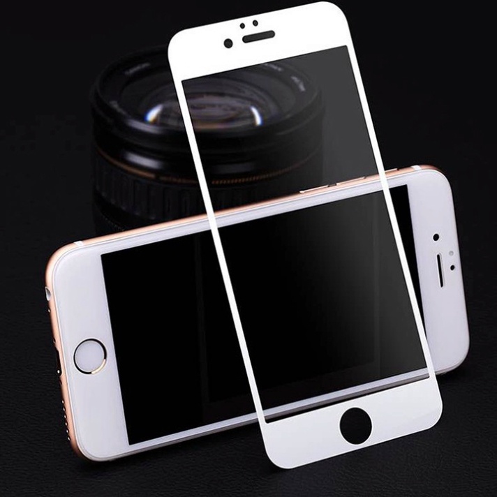 Cường lực IPHONE 6/6S/6PLUS/6SPLUS/7/7S/8/7PLUS/8PLUS/7SPLUS Full màn hình,Tặng kèm mỗi kính một bộ giấy lau