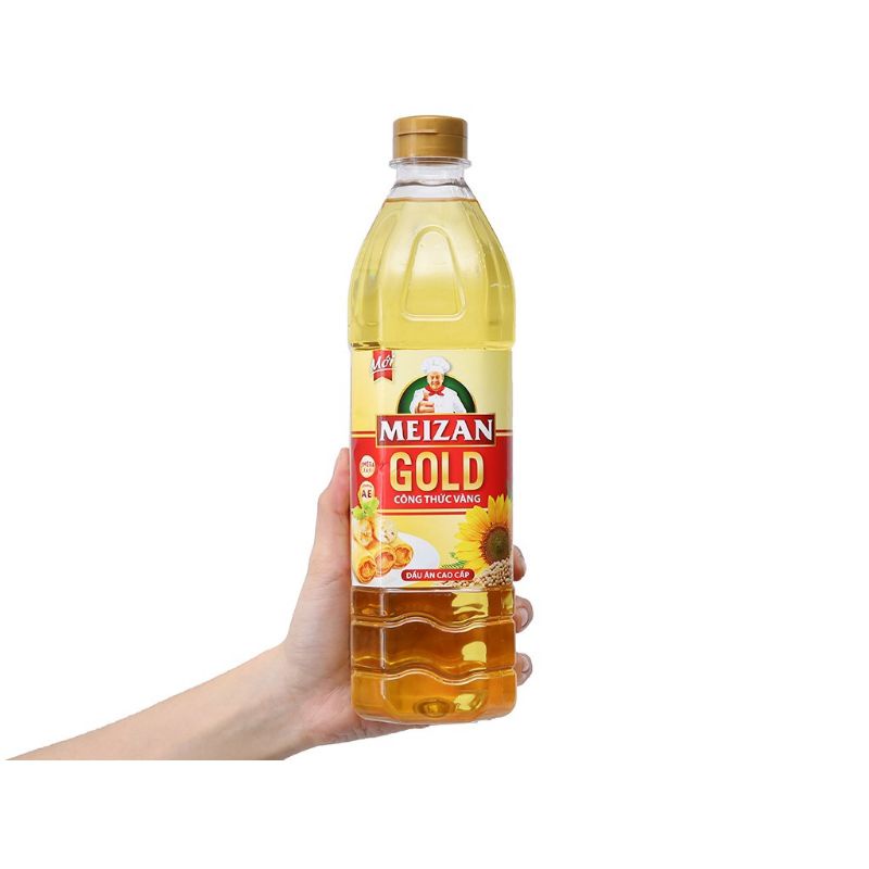 Dầu ăn Meizan Gold/Đậu nành chai 1L