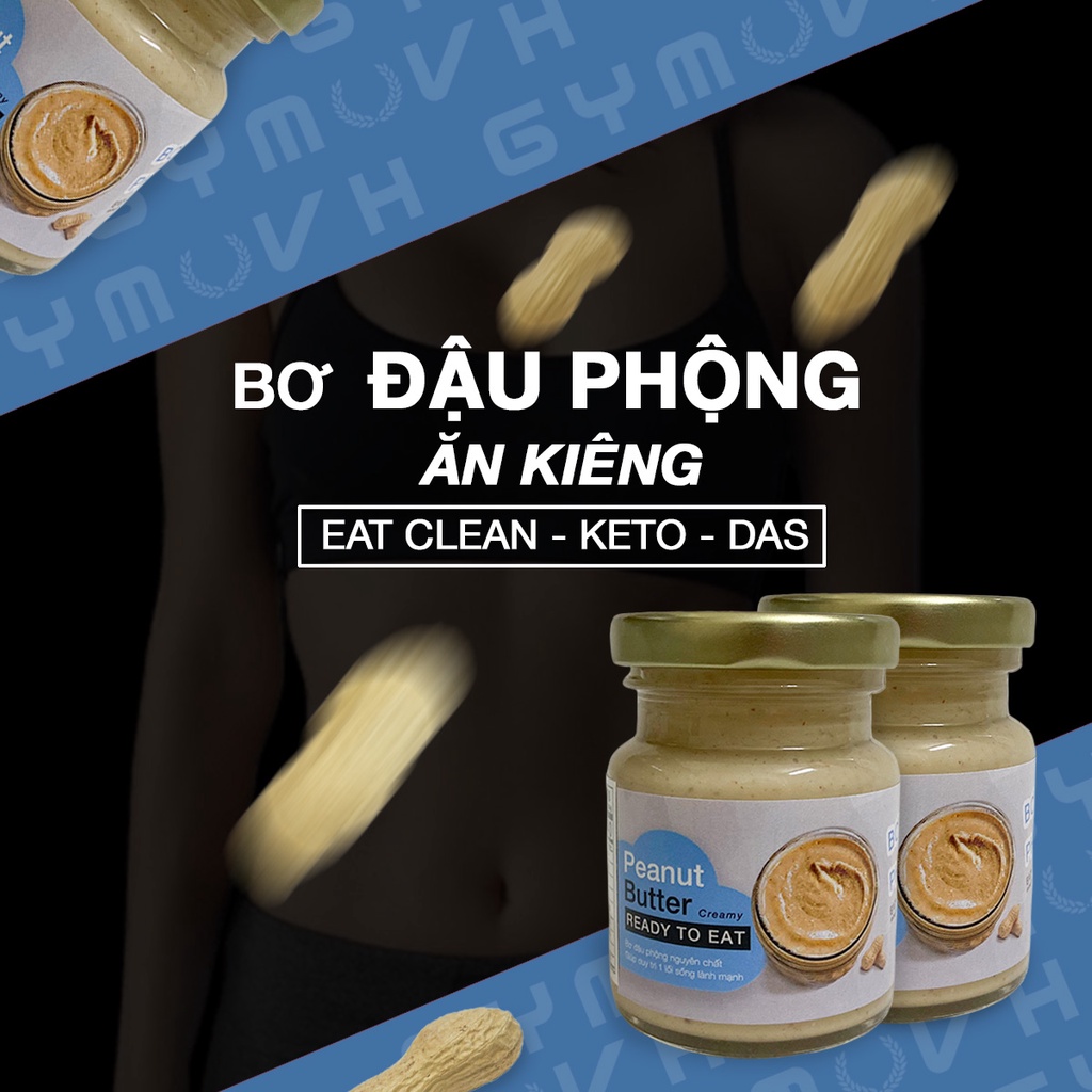 Bơ Đậu Phộng - Bơ Lạc Không Đường  EAT CLEAN/ KETO/ DAS