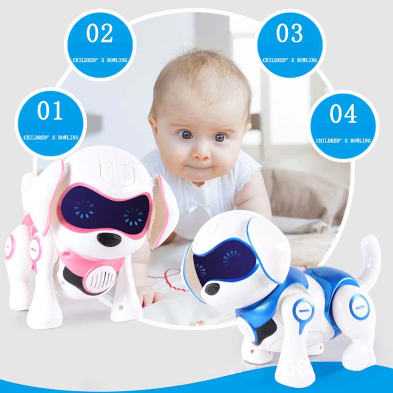 Chú Chó Robot Electronic Thông Minh Điều Khiển Từ Xa