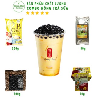 Combo Hồng Trà Sữa NGON TUYỆT| Tặng 5 Ống Hút Trà Sữa Trân Châu | Tặng Công Thức Nấu - ThanhTamFood