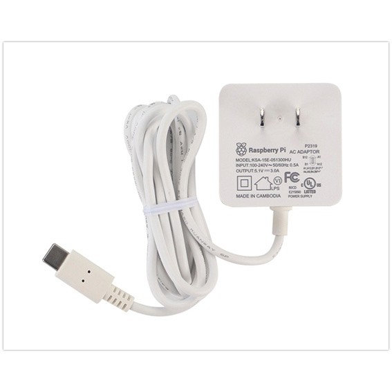 Nguồn chính hãng cho máy tính Raspberry Pi 4 (5.1V 3A Output) | BigBuy360 - bigbuy360.vn