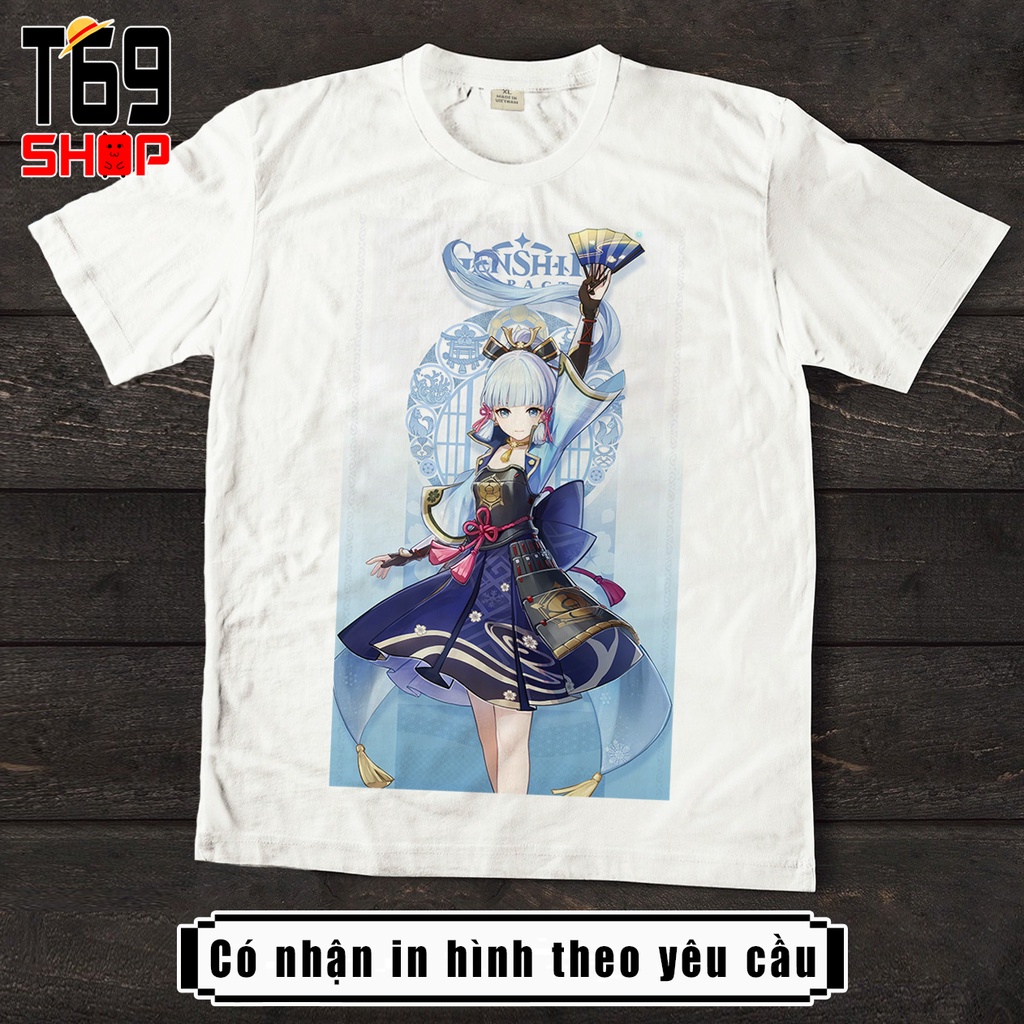 [Có in theo yêu cầu] Áo thun game Genshin Impact - Nhân vật Inazuma