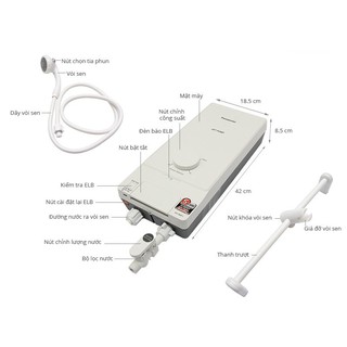 Máy nước nóng có bơm Panasonic DH-4MP1VW