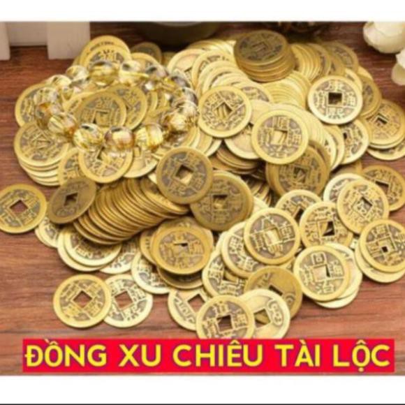 [Shop UY TÍN] Đồng Xu Chiêu Tài Tiến Bảo, đồng tiền may mắn.Tiền xu cổ Việt Nam