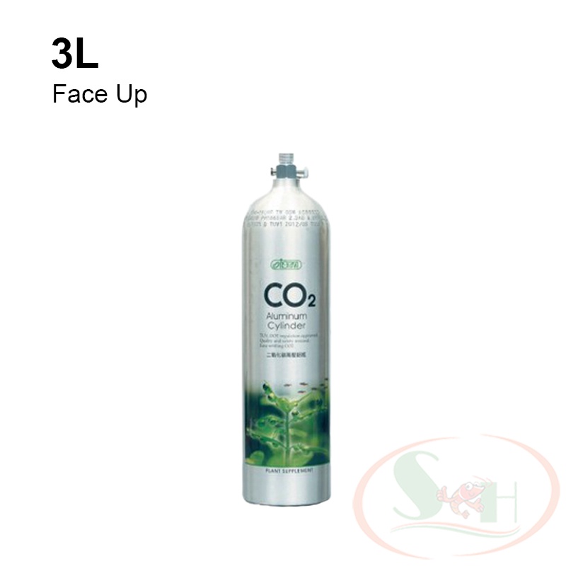 Bình co2 nhôm Ista 2L, 3L Aluminum Cylinder van tổng kim loại Đài Loan thủy sinh 2, 3 lít