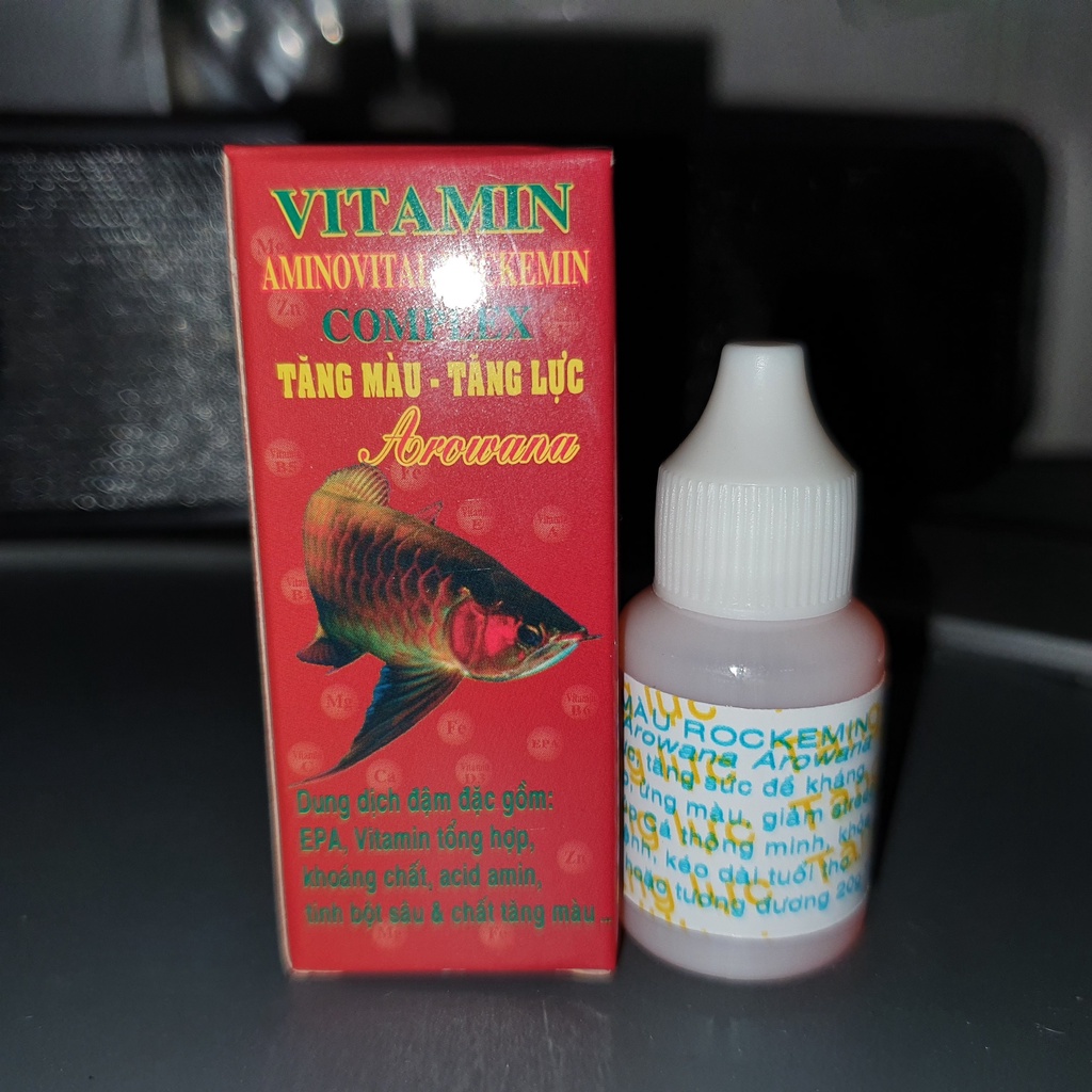Vitamin tăng màu tăng lực chuyên cá rồng Rockemin