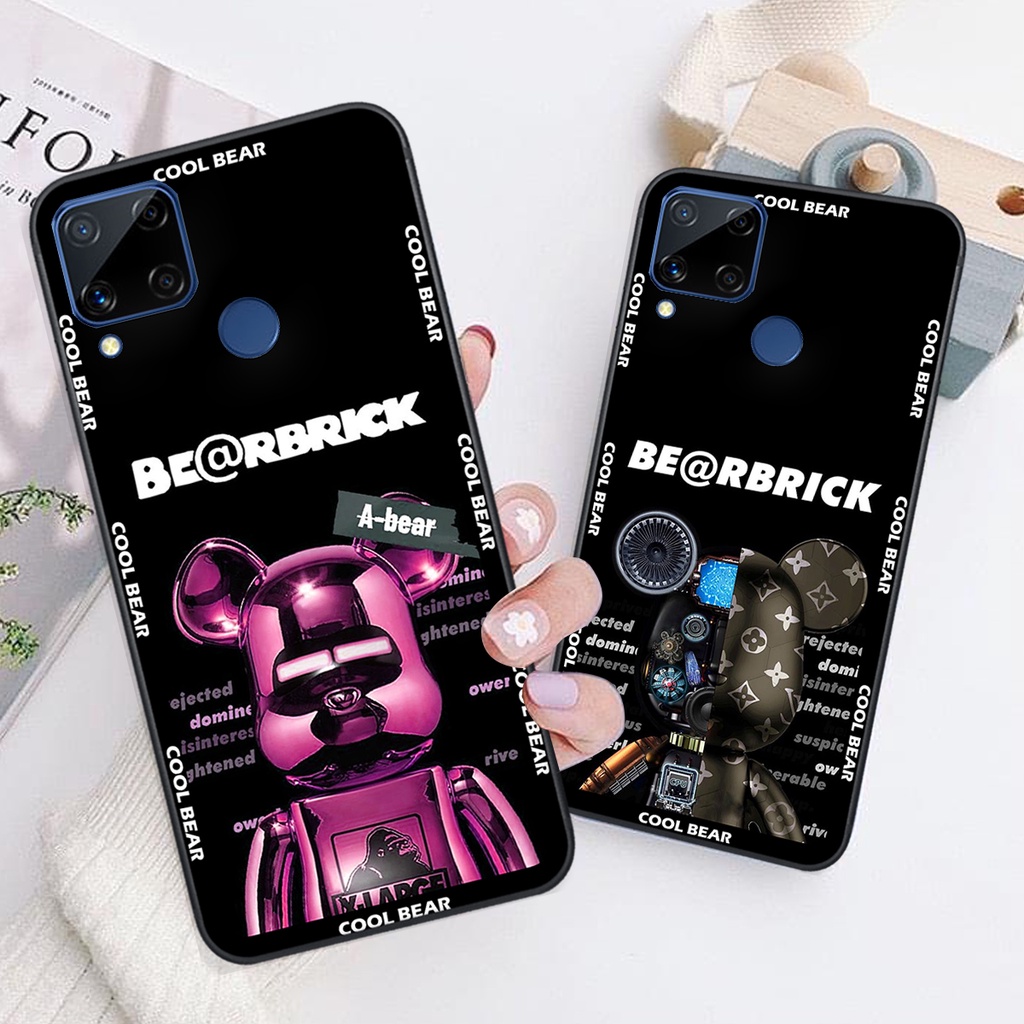 Ốp lưng Realme C15 in hình K@ws, Cool Be@r SIÊU NGẦU