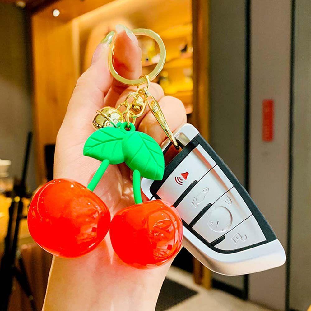Móc Khóa Hình Quả Cherry Dễ Thương Sáng Tạo