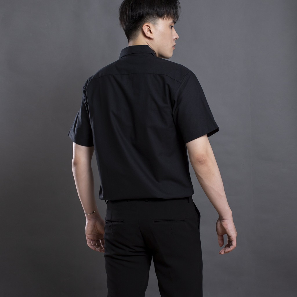 Áo sơ mi nam ngắn tay LADOS - 8054 chất vải Oxford cực chuẩn - Áo sơ mi tay ngắn mẫu mới nhất | BigBuy360 - bigbuy360.vn
