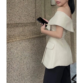 Áo Trễ Vai Vạt Ngực