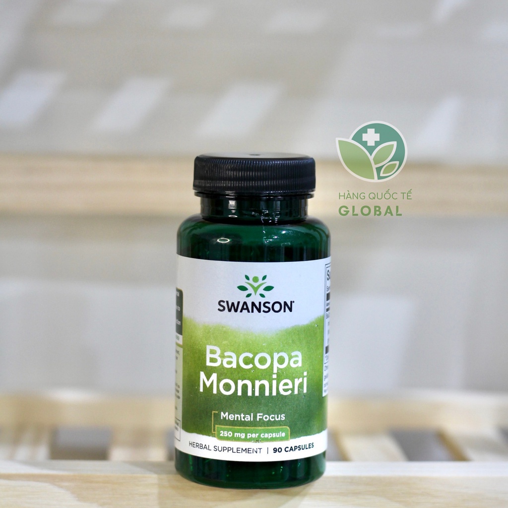 SWANSON BACOPA MONNIERI, 90 viên, Giảm căng thẳng, tăng trí nhớ