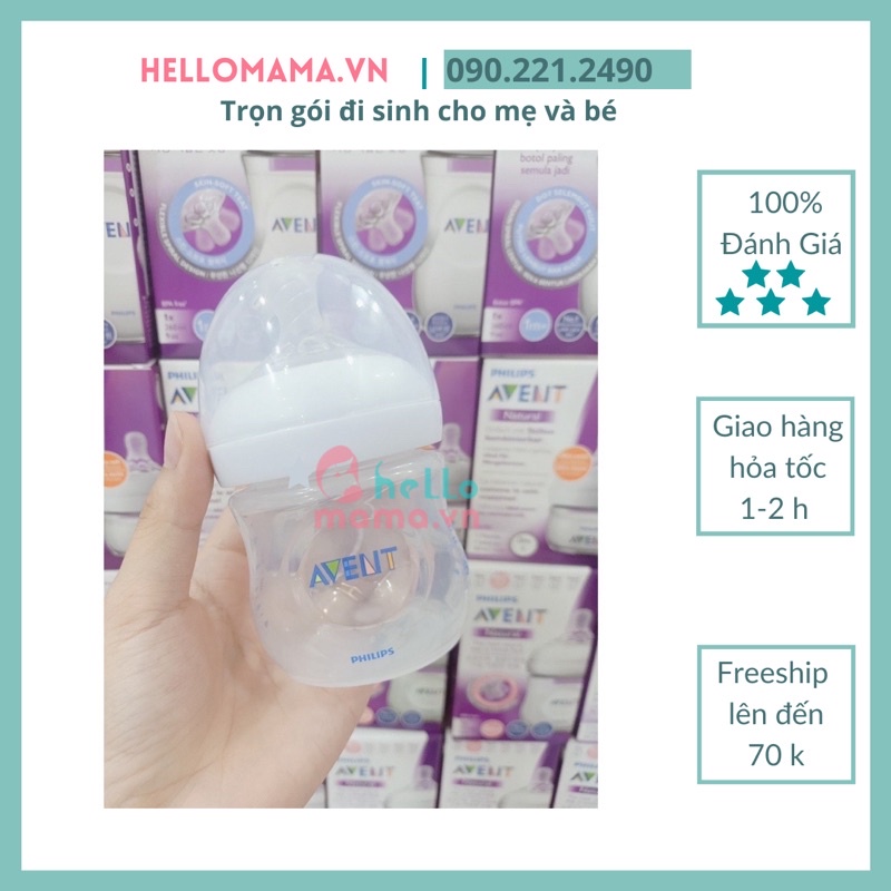 Bình Sữa Philips Avent Natural Loại 60ML/125ML