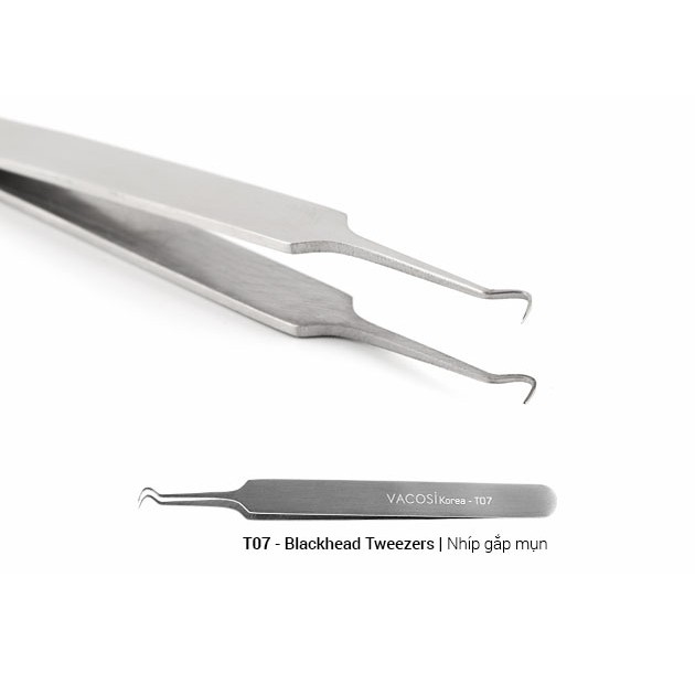 [HÀNG CHÍNH HÃNG] Nhíp Gắp Mụn Vacosi Blackhead Tweezers T07