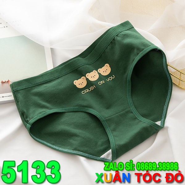 SỈ ZALO RẺ HƠN NHIỀU_ Quần Lót 5 Kiểu Gấu Xanh Lục Bảo Mới 5133 | BigBuy360 - bigbuy360.vn