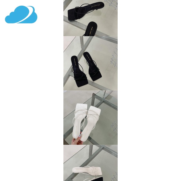 Dép Mũi Vuông Họa Tiết Da Cá Sấu Thời Trang Mùa Hè Mẫu Mới 2021