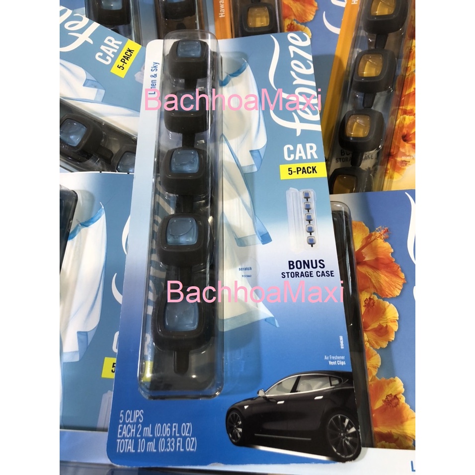 Nước Hoa Ô Tô Febreze Cao Cấp Kẹp Cửa Gió Điều Hòa Xe Hơi Febreze Car Vent Air Freshener_HÀNG MỸ | BigBuy360 - bigbuy360.vn
