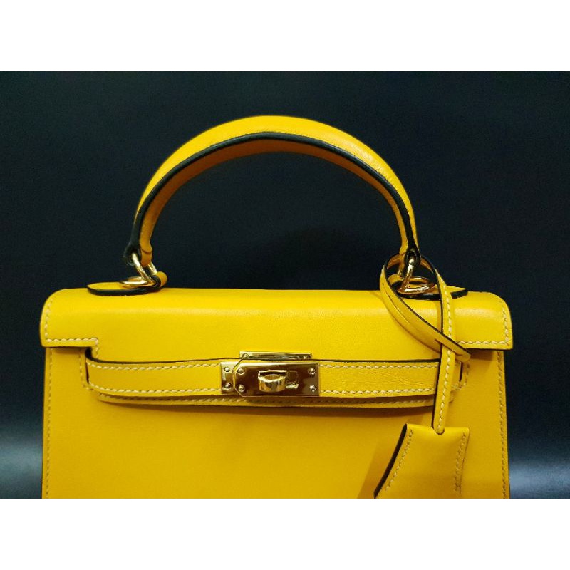 Túi Kelly da thật - size 20 - Handmade