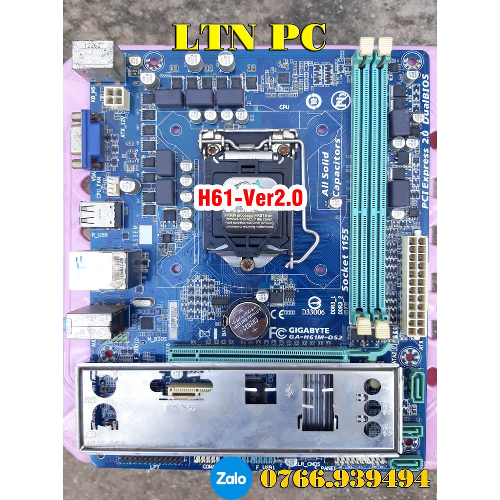 Main H61 hàng chính hãng giá rẻ  - Thanh Lý Phòng Nét