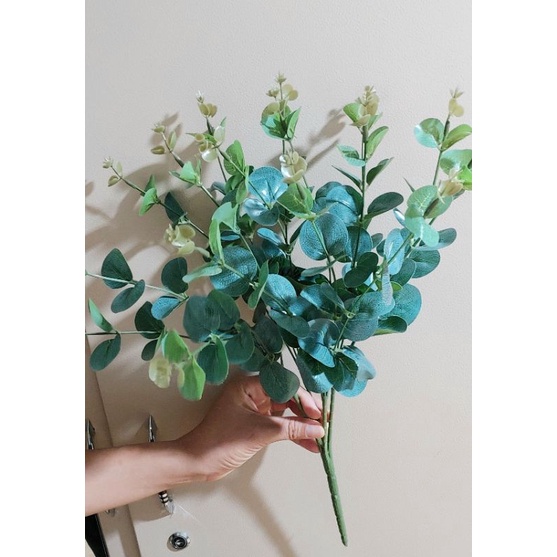 1 CỤM LÁ TÁO 16 NHÁNH DÙNG ĐIỂM CHO BÓ HOA SÁP ,HOA LỤA TRANG TRÍ NHÀ CỬA