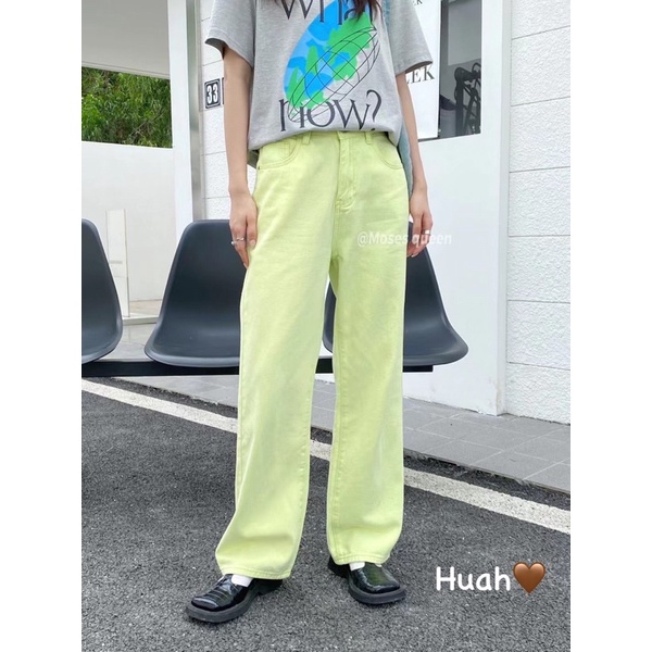 Quần jeans suông Mossqueen nhiều màu