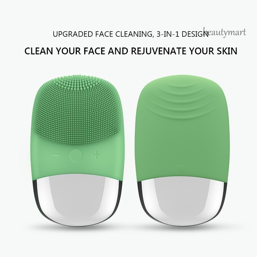 [Hàng mới về] Máy rửa mặt điện bằng Silicon giúp massage và làm sạch cho da mặt