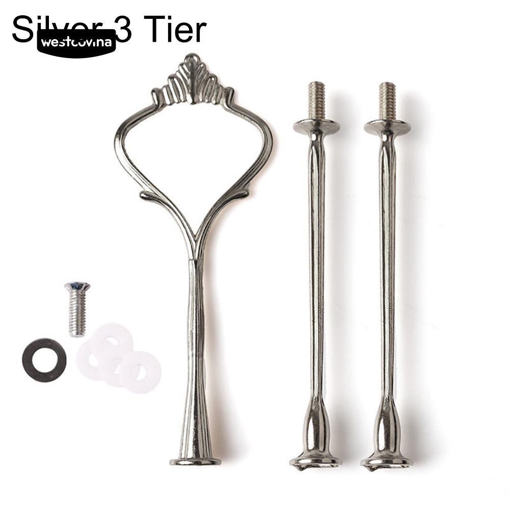 Bộ phụ kiện gắn đĩa bánh trang trí 2/3 tầng độc đáo