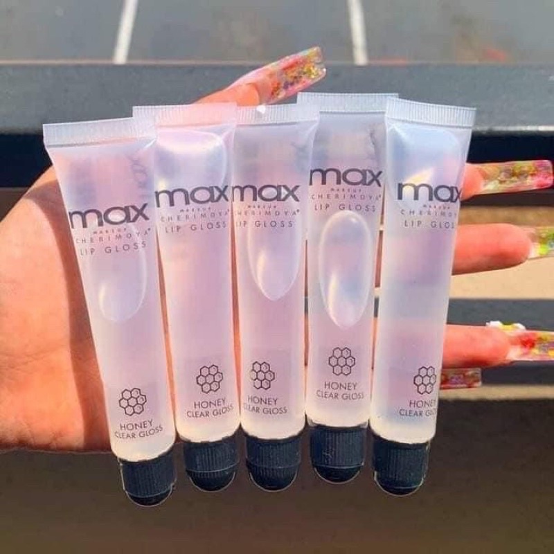 Son Bóng Max Không Màu Honey Clear Gloss chuyên dùng cho makeup lâu trôi