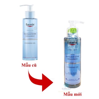 Gel rửa mặt cho da nhạy cảm Eucerin Dermato Clean Refreshing Cleansing Gel 200ml