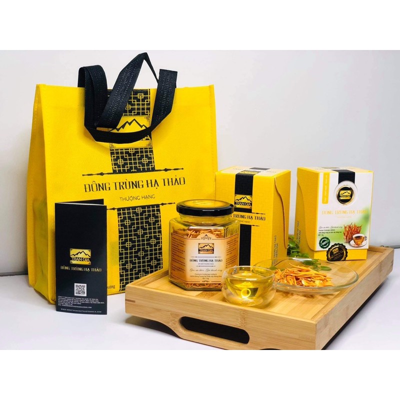 Đông trùng hạ thảo Trần Gia ★ [ Chính hãng ] sấy lạnh loại 1 / Dược chất cao