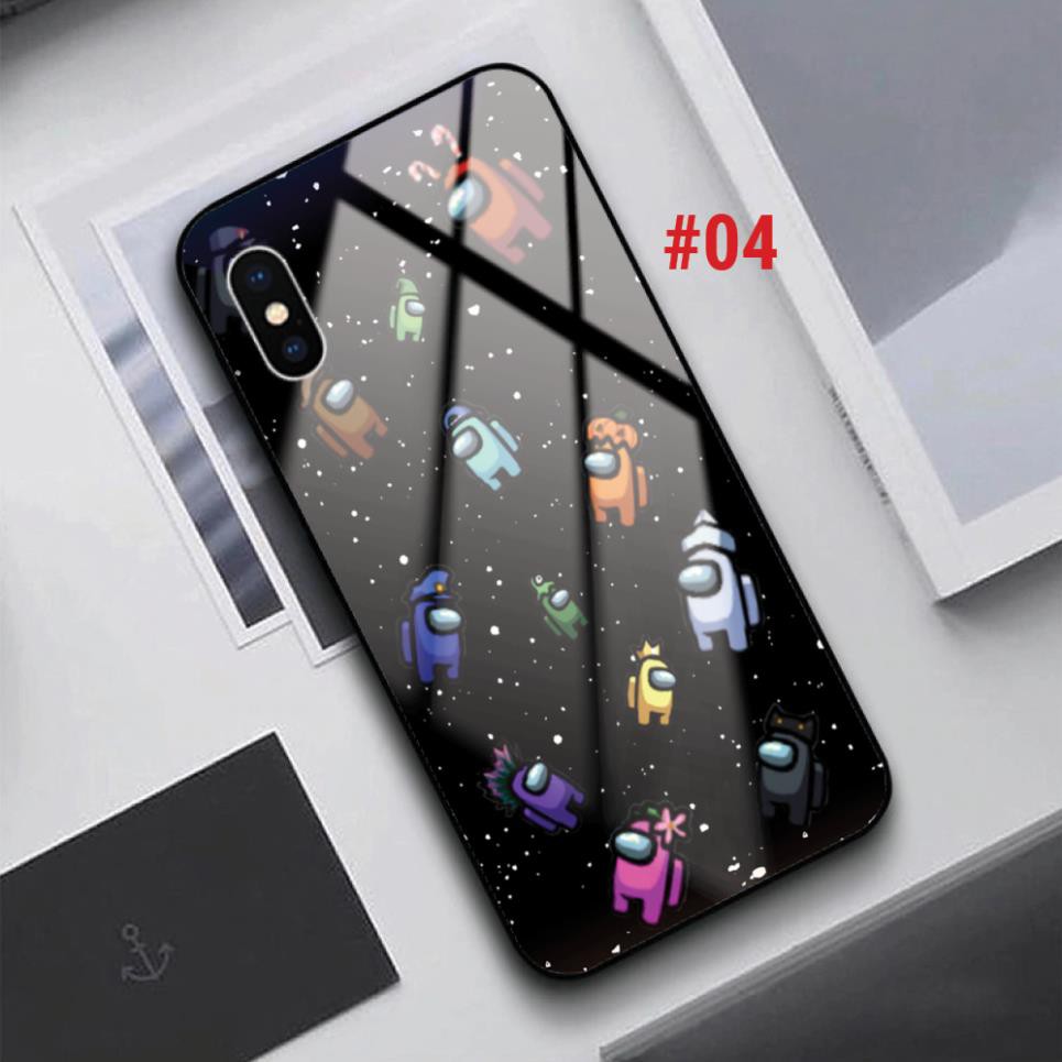 Ốp lưng kính Samsung Galaxy Note 8 Note 9 Note 10 Note 10 Plus in hình AMONG US
