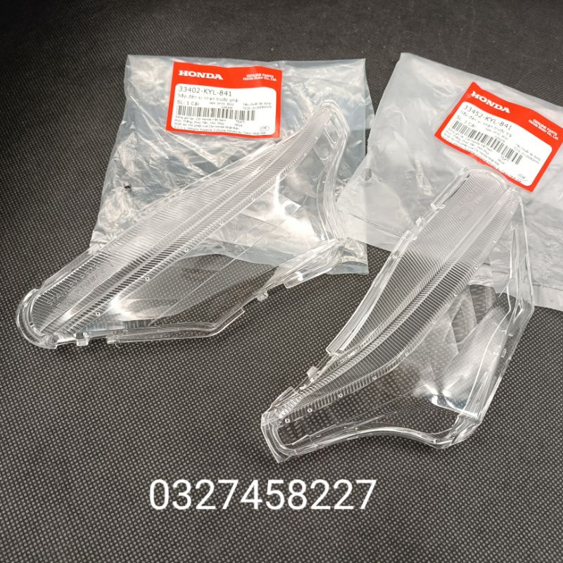 Cặp nắp võ đèn xi nhan trước xe FUTURE X 125 zin honda