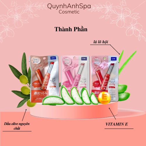 Son dưỡng môi DHC Lip Cream 1,5g , dưỡng ẩm, giảm thâm môi quynhanhspa20