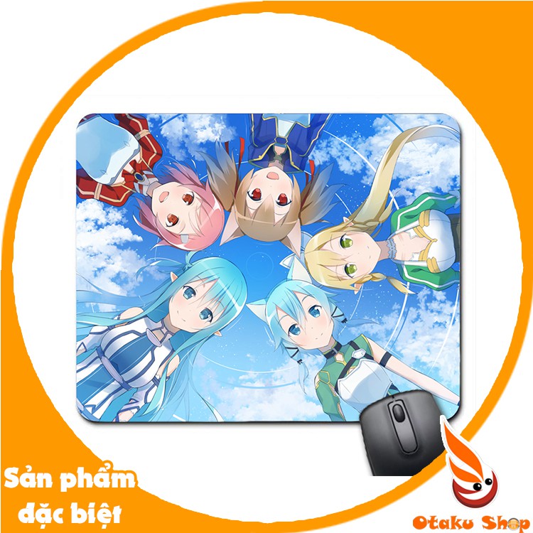 Lót chuột cao su, Bàn di chuột, mouse pad 20x24 Anime Sword Art Online mẫu 1 - Otaku Shop