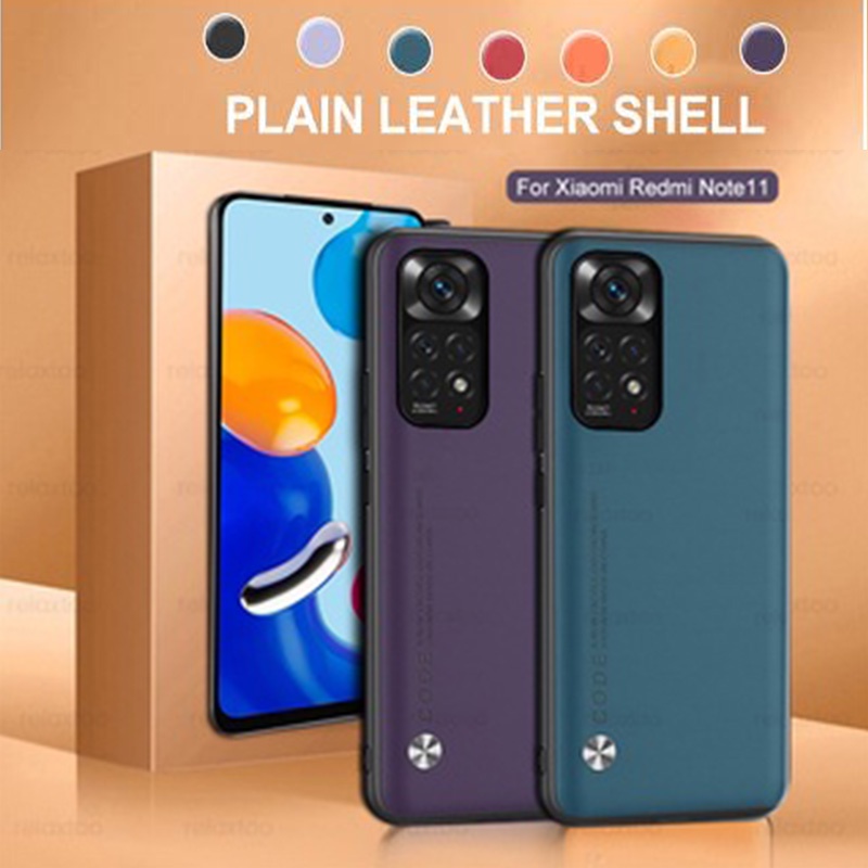 Ốp Điện Thoại Da Chống Sốc Sang Trọng Cho Xiaomi Redmi Note 11 Pro Note11s Not 11 S 4G