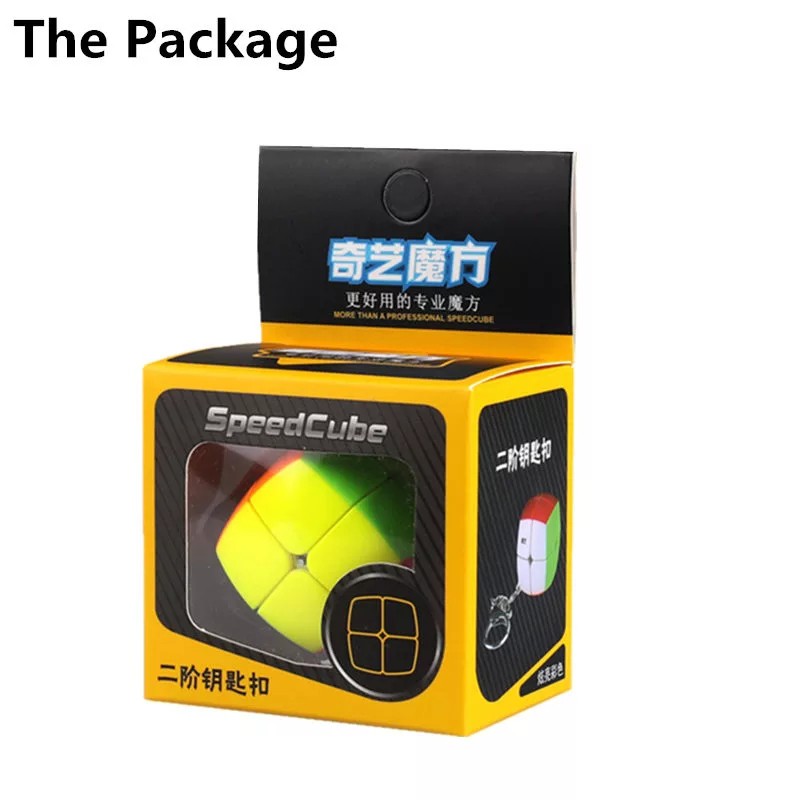 QiYi Mini 2x2 Magic Keychain Móc Khóa Hình Khối Rubik 2x2 2x2x2 Dễ Thương