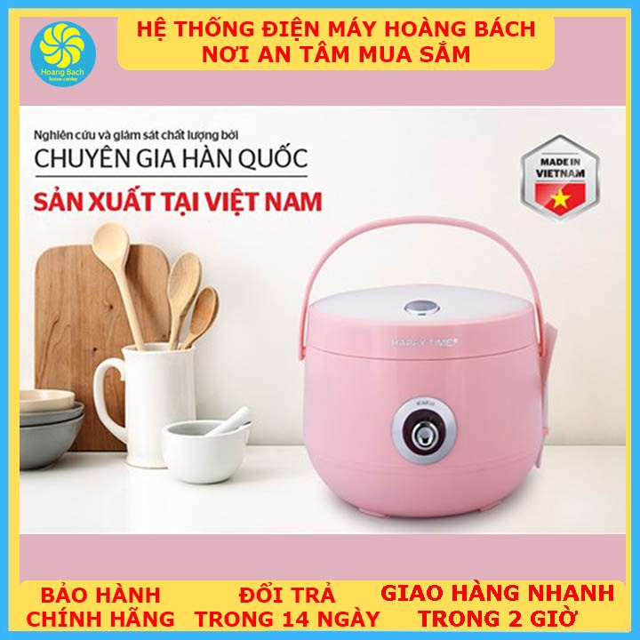 [Mã ELHADEV giảm 4% đơn 300K] Nồi cơm điện 1.8L SUNHOUSE HappyTime nồi cơ thân nhựa kiểu dáng mới siêu bền