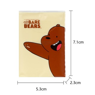 Khăn giấy lụa bỏ túi We Bare Bears (combo 18 gói)