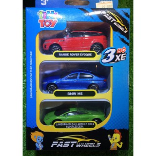 Mô Hình Xe FASTWHEELS Bộ 3 Chiếc