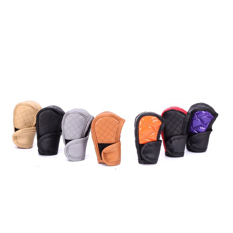 Bọc cần số và bao cần số ô tô da PU, thiết kế đẹp, mềm, thấm hút mồ hôi tay