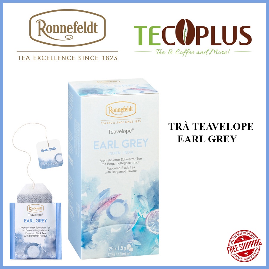 Trà Ronnefeldt tea ( Teavelope Earl Grey 1 hộp / 25 Sachets )