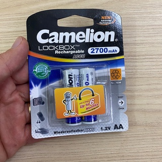 Pin sạc camelion 1.2v cỡ aa dung lượng 2700mah cao cấp bền bỉ