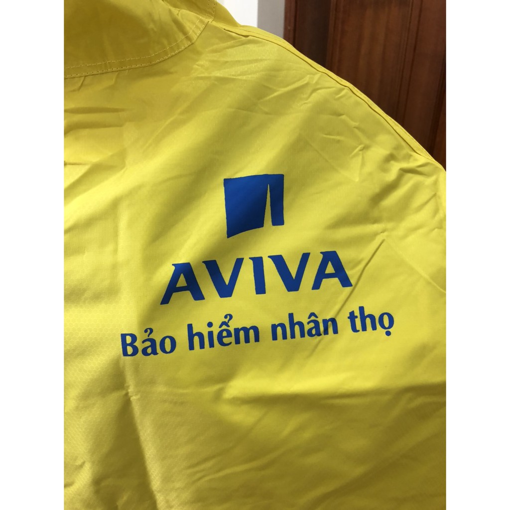 [HÌNH THẬT] Áo mưa quà tặng bảo hiểm Aviva. Số lượng lớn giá ưu đãi