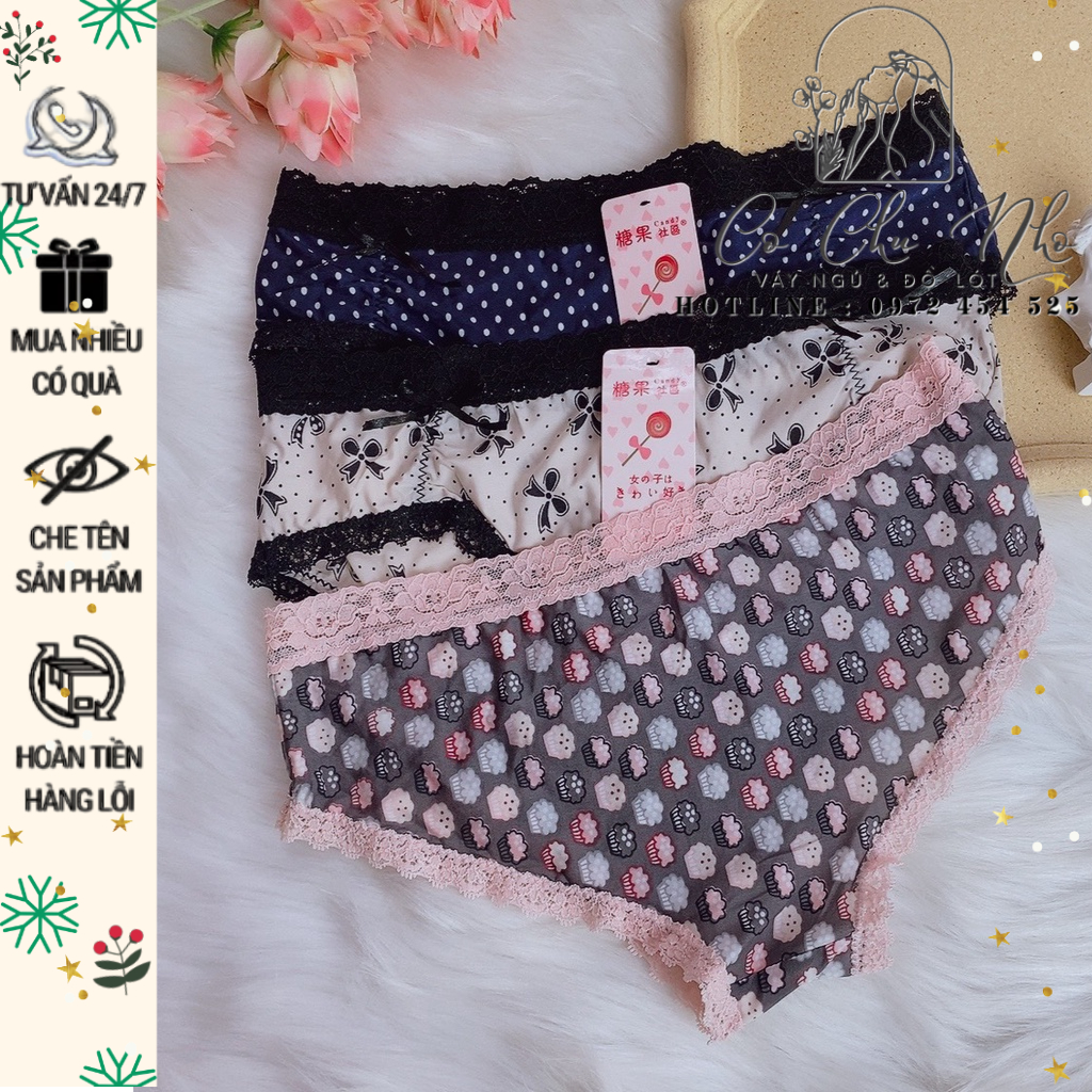 QS010 - QUẦN LÓT NỮ CHẤT THUN LẠNG CO GIÃN 4 CHIỀU - cochunhoquan11
