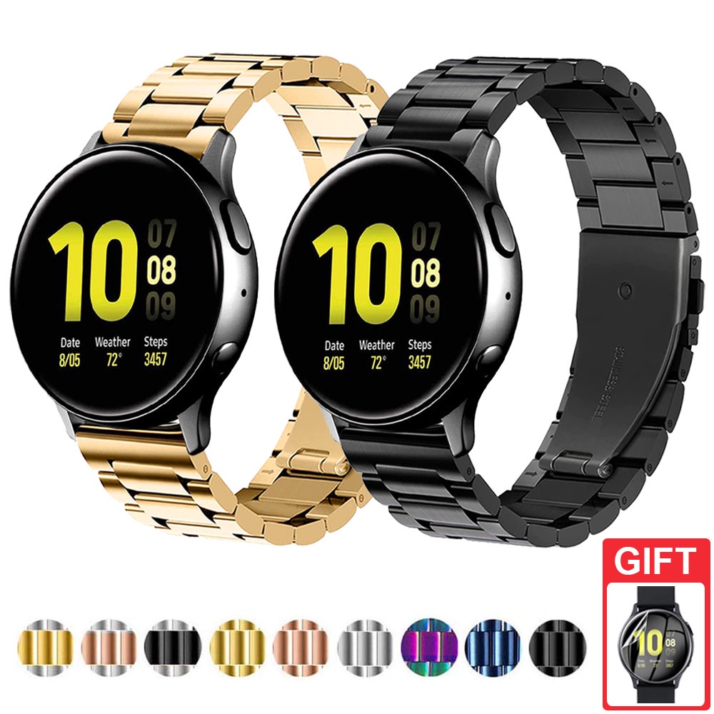 Dây Đeo Inox Cho Đồng Hồ Thông Minh Samsung Galaxy Watch Active 2 40mm 44mm