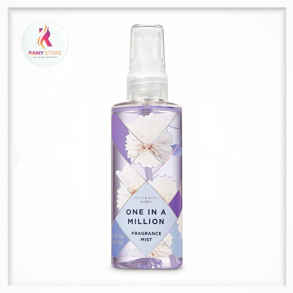 Xịt thơm toàn thân mini Bath & Body Works One In A Million 88ml